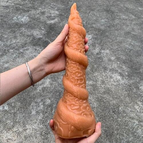 Dragon Element Long Anal Plug Dildo Sex Products Large Butt Plug Bdsm Prostate Massage Anus Dilator Vagina Stimulator Sex Shop