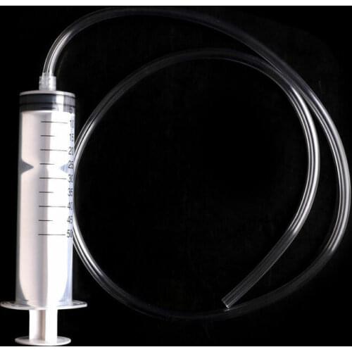 Home Useful Large 50ML Plastic Syringe With 80cm Clear Tube Kit Set For Measuring Nutrient