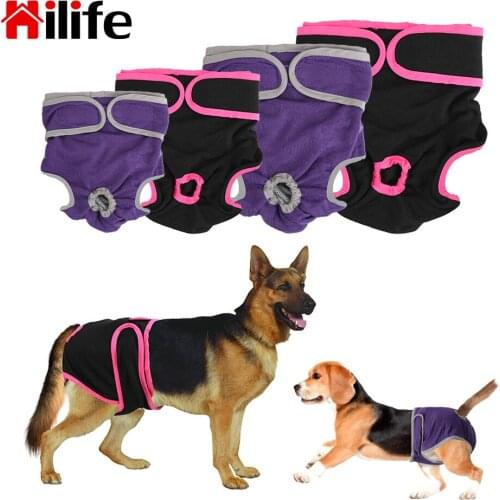 HILIFE Physiological Pants Dog Supplies Female Dog Shorts Pet Underwear For Small Meidium Size Dogs Pet Products Puppy Diaper