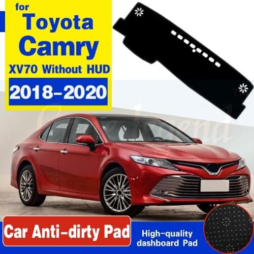 Anti-Slip Mat Dashboard Dash Cover Pad Sunshade Dashmat Protect Carpet Car Accessories For Toyota Camry 70 XV70 2018 2019 2020