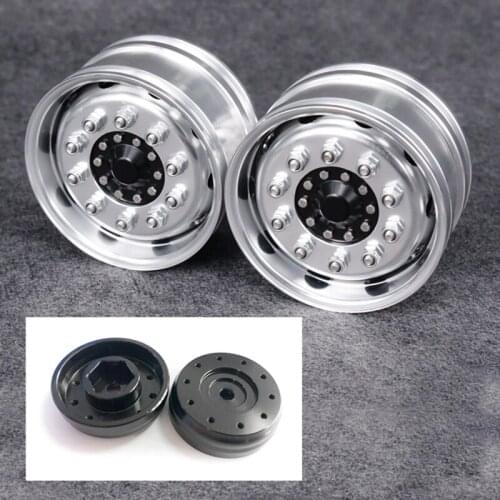 Front Metal Wheel Hub B1 for 1/14 LESU Axle RC Tractors Truck Model Hex Brake TH10241-SMT3
