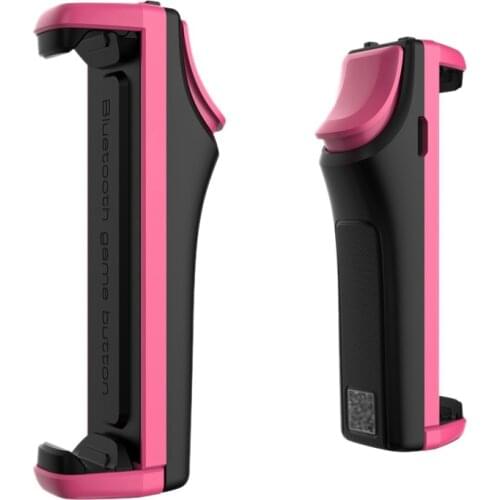 Mobile Game Controller Six Finger Gamepad Mapping Game Gamepad for All Game for iPhone/Android/Pugb 2Pcs(Red)