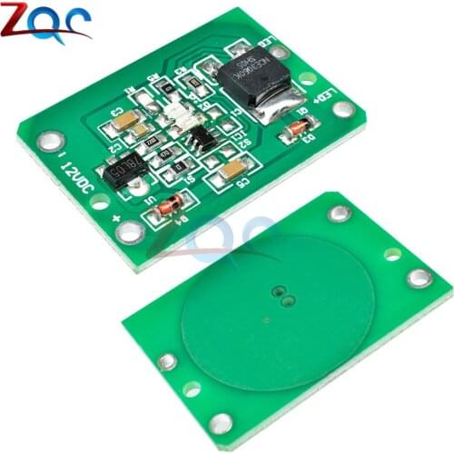 12V Capacitive Touch Switch Sensor Module Push Button Touching Key Module Jog Latch With Relay DC 6-20V 3A