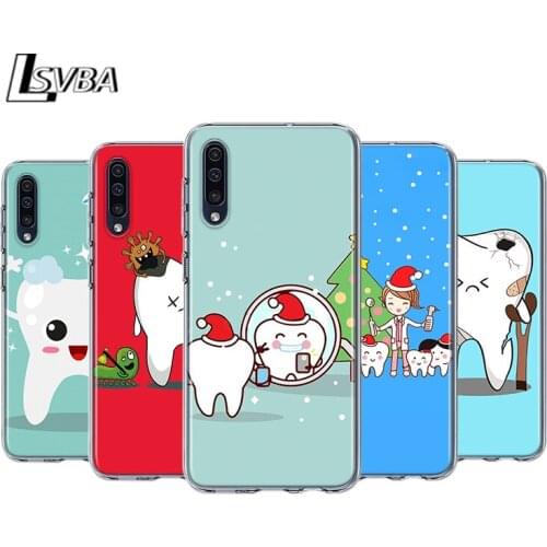 Cartoon Dentist Dental For Samsung Galaxy A90 A80 A70 A60 A50 A40 A30 A32 A52 A72 A02S A2 A20S A20E A10S A10E A10 Phone Case