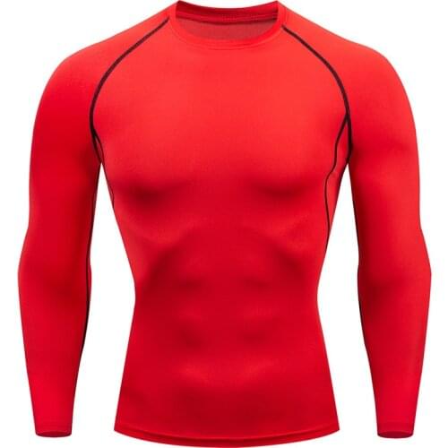 Men Coming full length blank rashguards fitness mma boxing jersey RASH GUARDS Quick Dry running Male Long Sleeve t shirts men