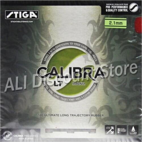 Genuine STIGA CALIBRA LT SOUND 2.1mm pimples in table tennis rubber ping pong spin quick attack with loop guo yue Xu Xin