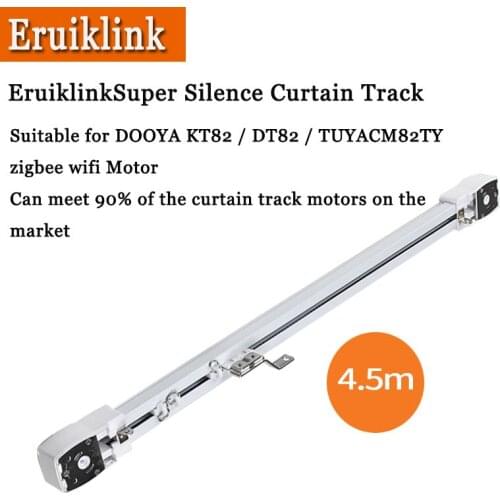 Riginal can be customized zigbee wifi /DooyaKT82/DT82 engineCustomizable SuperGanzElectric Curtain Track for smart home for 4.5m