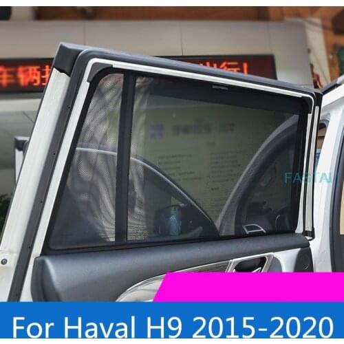 For Haval H9 2015-2020 Car window sunshade hidden magnet sand suction window sunshade baffle sunscreen insulation Car supplies