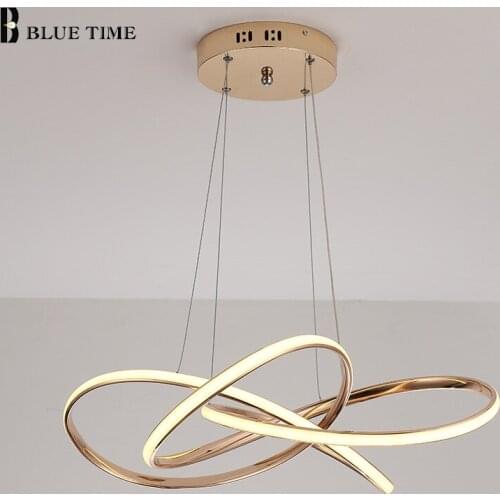 Golden Frame LED Chandelier Hanging Lighting For Bedroom Living Room Dining Room Study Room Indoor Home LED Chandeliers Lustre