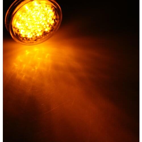 20 LED Turn Signal Indicator for Round Amber Motorcycle 12V 5W
