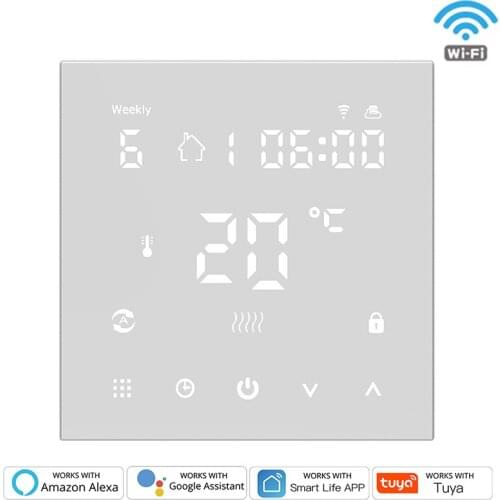 Tuya WiFi Thermostat Water Gas Boiler Electric Floor Heating Thermostat Temperature Controller Work with Alexa Google Home