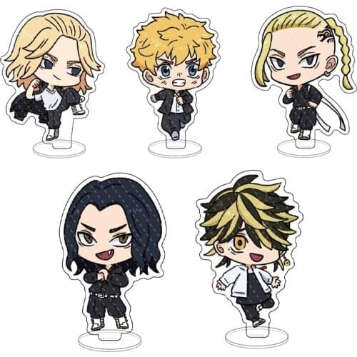 Tokyo Revengers Anime Cute Figure Acrylic Stands Cosplay Manjiro Ken Takemichi Hinata Atsushi Model Plate Fans Gift Props