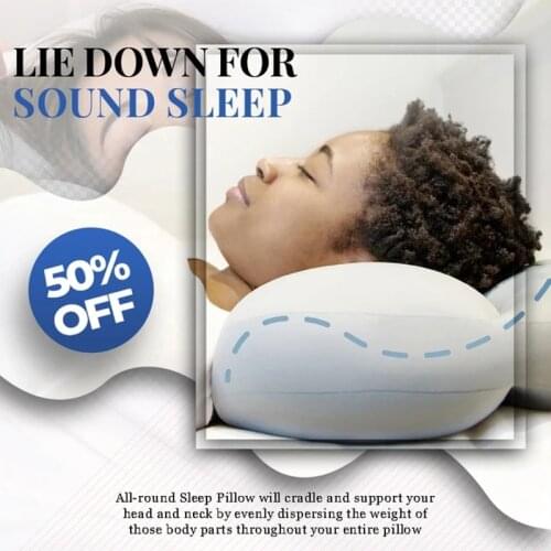 All-round Sleep Pillow All-round Clouds Pillow Nursing Pillow Sleeping Memory Foam Egg Shaped Pillows SCIE999