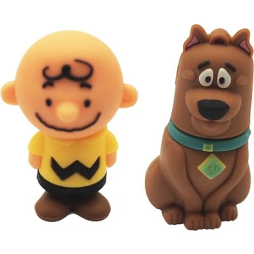 High quality usb flash boy and dog usb pendrive USB 2.0 memory disk 128mb 32gb 64gb bulk gift usb flashdrive cartoon pen drive