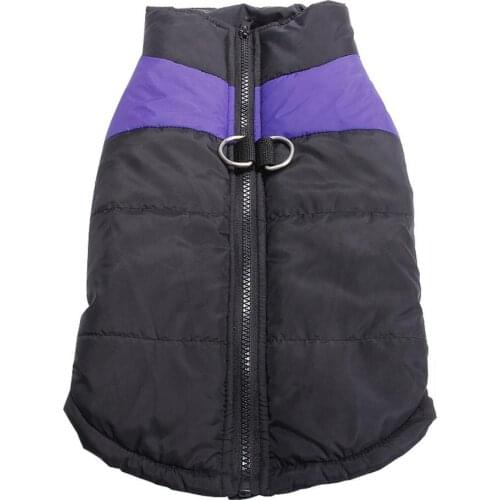 Winter Pet Dog Puppy Clothes Zipper Vest T-shirt Apparel Buckle Casual Coat