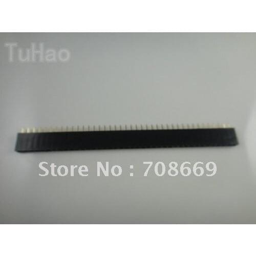 100pcs 1x40 Pin 2.54mm Single Row Female Pin Header Connector
