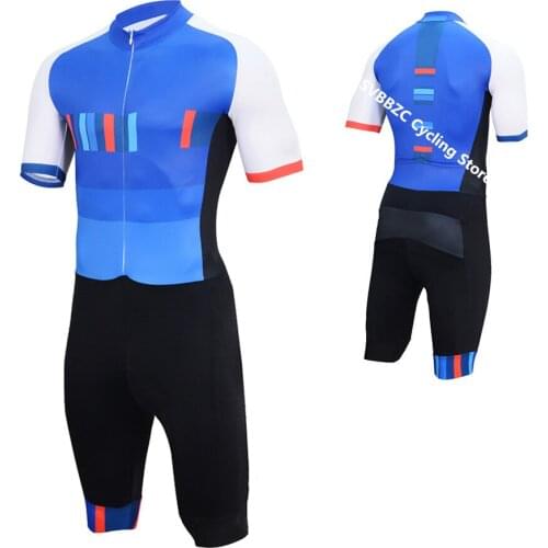 2019 SVBBZC Pro Mens Short Sleeve Jumpsuit Triathlon Suit Ropa Ciclismo Maillot Quick Dry Cycling Jerseys kit Cycling Skinsuit