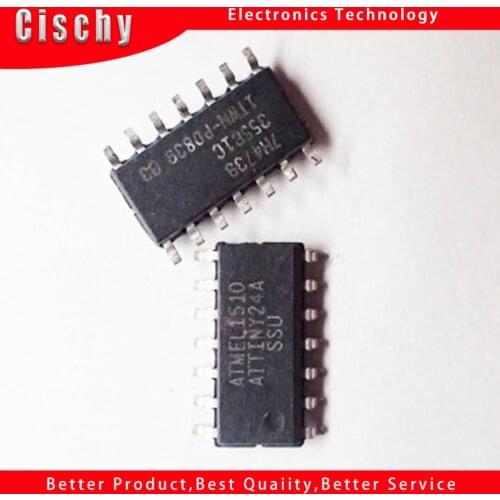 1pcs/lot ATTINY24A-SSU ATTINY24-20SSU ATTINY24A ATTINY24 SOP-14 In Stock