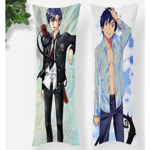 Blue Exorcist Dakimakura Hugging Body Pillow Case DIY Custom Throw Cushion Pillow Cover 7 Sizes