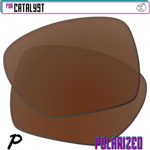 EZReplace Polarized Replacement Lenses for - Oakley Catalyst Sunglasses - Brown P
