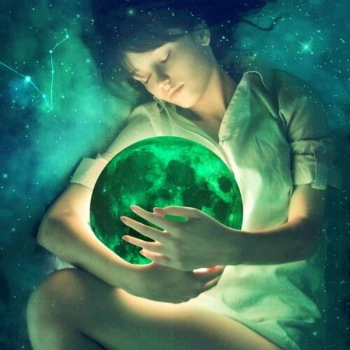 Luminous Moon 3D Wall Sticker for kids room living room bedroom decoration home decals Glow in the dark Wall Stickers