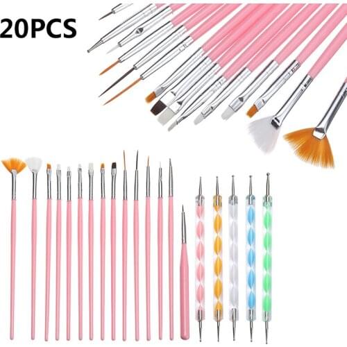 20pcs Mandala Dotting Tools for Painting Rock Pottery Multifunction Embossing Pen Paint Brush Set DIY Handwork Craft Accessories