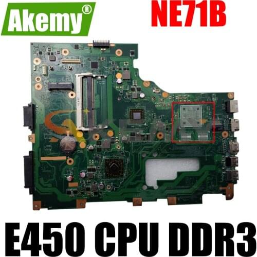 AKEMY EG70BZ REV 2.1 NBC1U11003 NB.C1U11.003 For gateway NE71B laptop motherboard E450 CPU DDR3