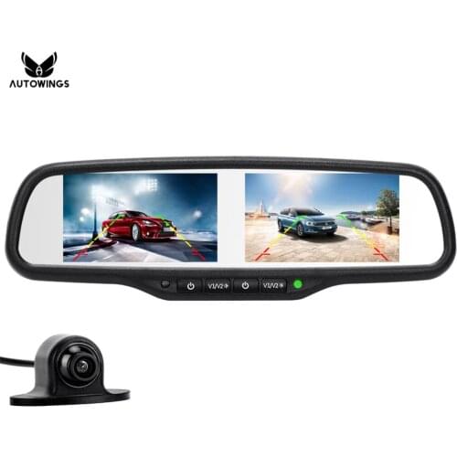 AUTOWINGS Car Rear Mirror DVRs