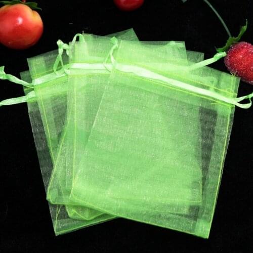 Free Shipping 100pcs/lot Light Green Organza Bags 30x40cm Large Toys Gifts Jewelry Packaging Bag Wedding Favors Gift Bag