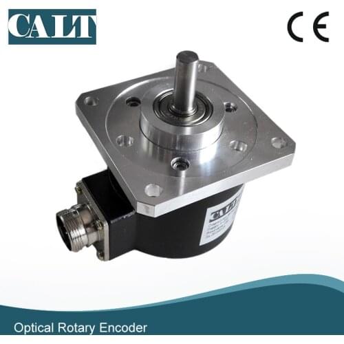 CALT Square flange 15mm shaft angle and speed encoder 1024ppr incremental encoder