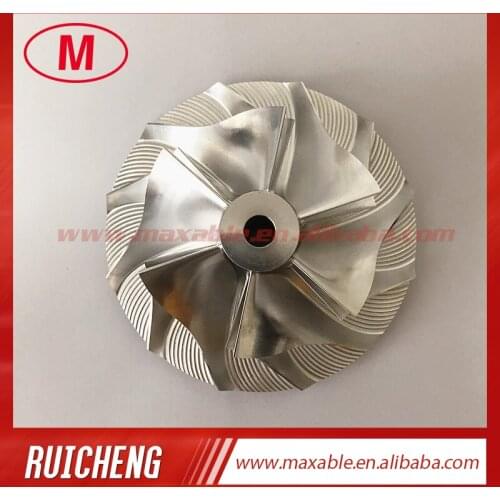 HX55 3593686 66.92/99.01mm 6+6 blades turbo billet/milling/aluminum 2618 compressor wheel for 4044319/4044840/4047075/4044198