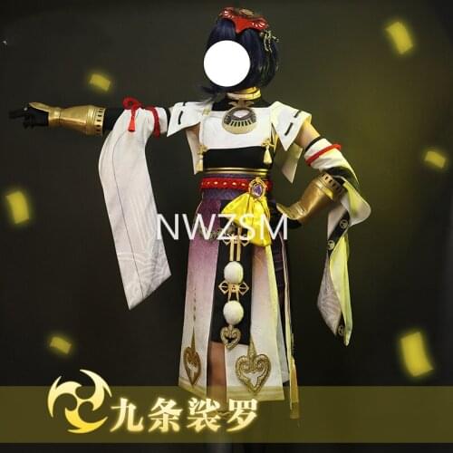 Game Genshin Impact Sara Game Suit Gorgeous Kimono Lovely Uniform Full Set Cosplay Costume Halloween Women