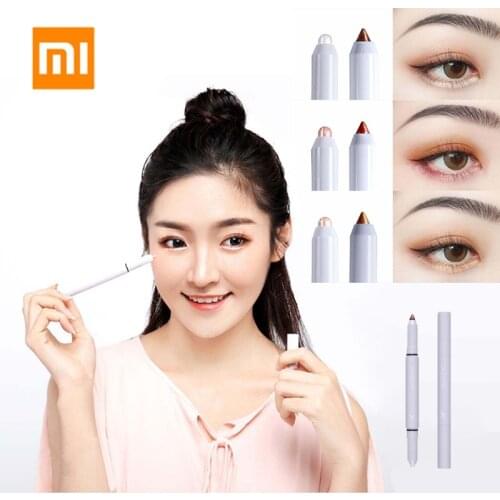 New Xiaomi Youpin Double-headed Eyeshadow Pencil Lying Silkworm Pen Durable Waterproof Fashion Eye Shadow Pen for Eye Makeup