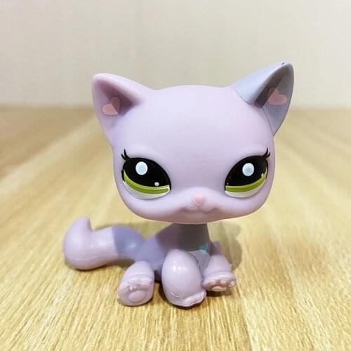LPS rare cat pet shop cute toys stands short hair kitty dog dachshund collie spaniel great dane collection figure Kid toys