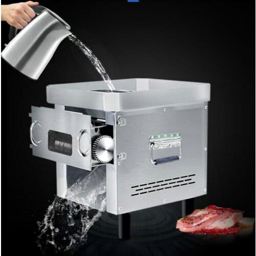Desktop stainless steel meat slicer 850W commercial Automatic multi-function cutting machine Electric high power Slice cutter