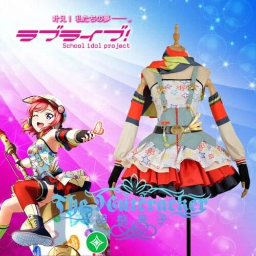 [Customize] Anime Love Live Maki Nishikino Crayon/Painter Awakening Cosplay Costume XS-XXL For Wome Halloween Free Shipping 2018