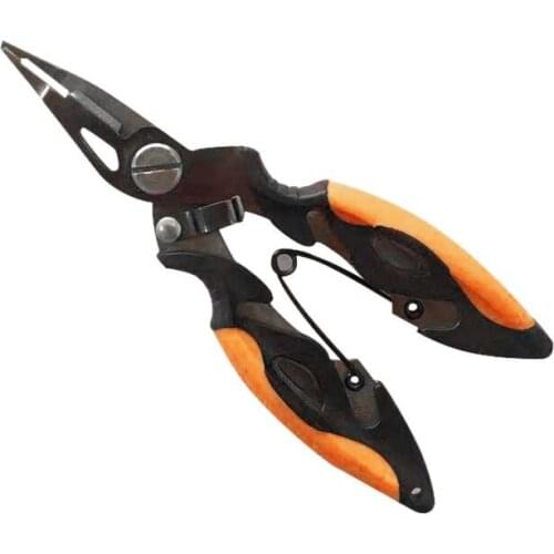 Titanium Plating Small Tip Open Loop Bait Tool Multifunctional Fishing Scissors Lure Plier Fishing Line Cutter