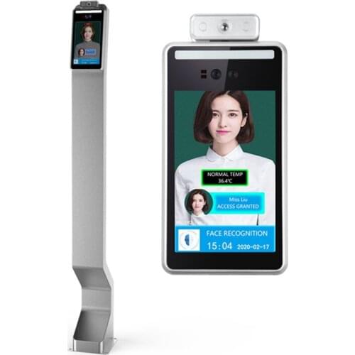Access Control S Equipment Dynamic Time Attendance Device Thermal Hand Sanitizer Temperature Facial Recognition Kiosk