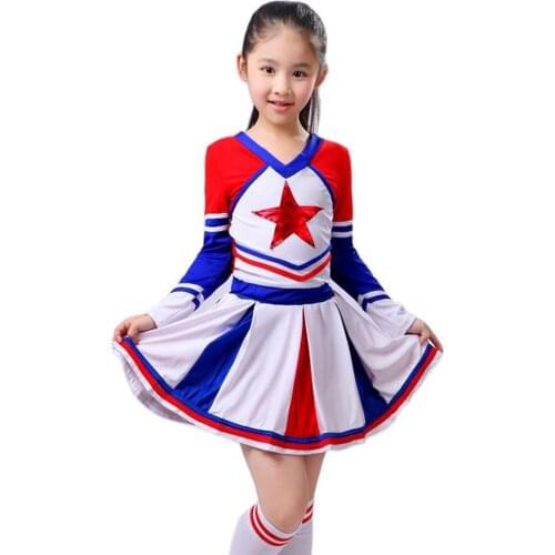 Cheerleading Clothing Girl Cheerleader with Sock Performer Dresses for Women Sports Uniform
