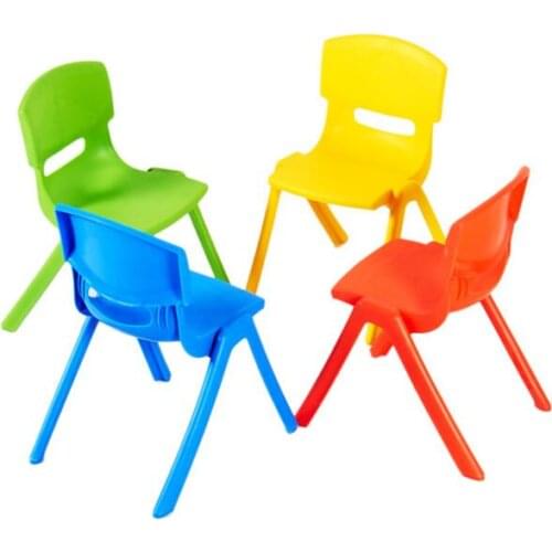 Wholesale 30cm Seat height Kindergarten chairs Children safety back-rest chair Thicken small stool