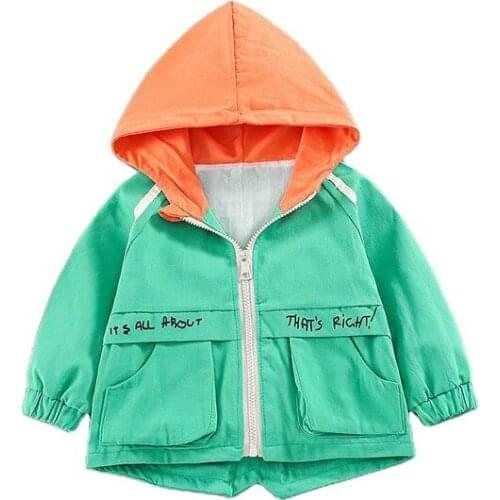 Autumn Toddler Casual Costume Children Infant Solid Clothing Baby Boy Girl Cartoon Hooded Jacket New Spring Kid Fashion Clothes