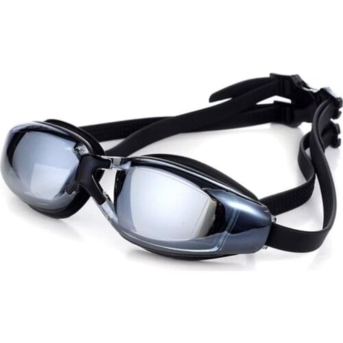 Electroplating UV Waterproof Anti fog Swimwear Eyewear Swim Diving Water Glasses Gafas Adjustable Swimming Goggles Women Men
