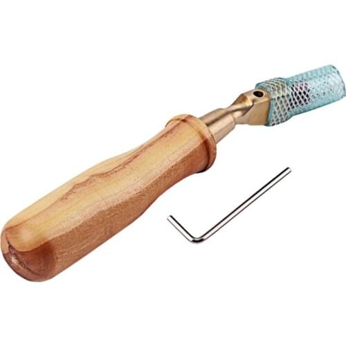 Adjustable Wood Piano Hammer Fixed Elbow Pin Voicing Tool with Hardwood Handle Parts 448D