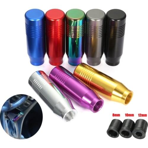 Car Gear Shift Knob Racing Styling Aluminum M10x1.5 Manual Transmission Shifter Lever General For BMW Audi Honda Acura Civic