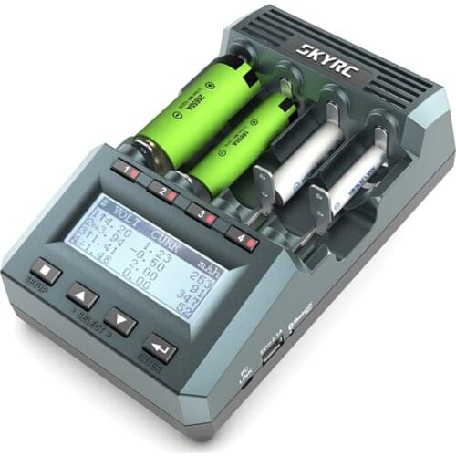 SKYRC MC3000 Cylindrical Battery Charger Ni-MH/Ni-Cd/Nickel-Zinc Battery Pack Smart Charger for DIY Models