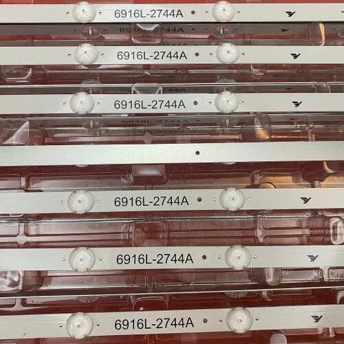 30 PCS/lot 8LED LED Backlight strip For LG 43UH620V 43UH610T 43UH610A 43UH6100 43UH630V 43UH603V 6916L-2744A AGF9046801