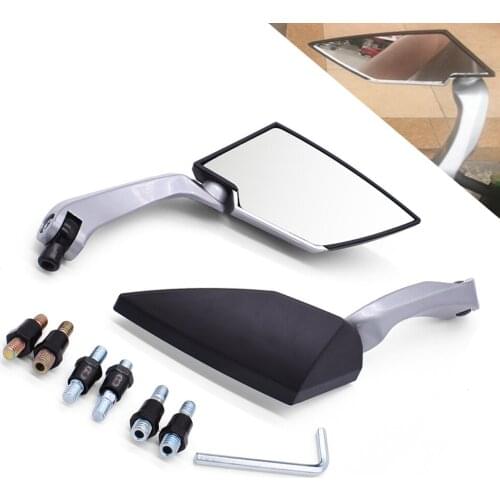 Universial Side Mirrors Motorcycle Handlebar Rear View Back Mirror For Kawasaki Z1000SX Z400 z 750 1000 900 800 250 650 Z300