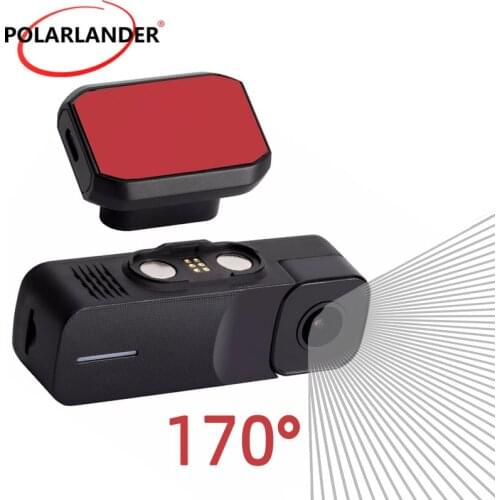 No Screen Built-in WIFI 1080P DashCam GS30W Compact Single Recording GPS TF/SD Card LED Light 3M Viscose Magnetic Stand 1080P 5V