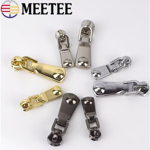 10/20pcs Fashion 3# 5# Zipper Sliders For Metal Zis Jackets Clothes Zippers Head Repair Kit DIY Bag Sewing Accessories