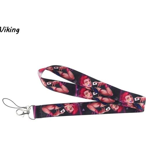 20pcs/lot G1352 Cartoon Funny Man Lanyards For Keys ID Card Neck Strap Keychain USB badge Holder Phone Hang Rope Lanyard